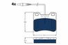SET PLACUTE FRANA TRW GDB1031BTE - Compatibil cu PEUGEOT