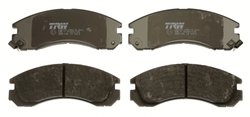 SET PLACUTE FRANA TRW GDB1126 - Compatibil cu CITROEN, DODGE, MITSUBISHI, MITSUBISHI (BJC), PEUGEOT