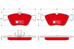 Set placute frana TRW GDB1205DTE