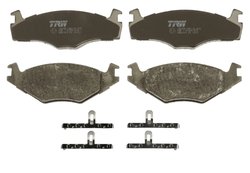 SET PLACUTE FRANA TRW GDB1219 - Compatibil cu SEAT, VW