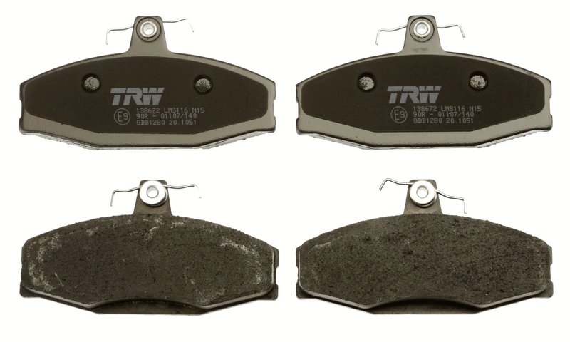 SET PLACUTE FRANA TRW GDB1280 - Compatibil cu SKODA, VW