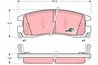 SET PLACUTE FRANA TRW GDB1309 - Compatibil cu BUICK, BUICK (SGM), CADILLAC, CHEVROLET, MEGA, OPEL, PONTIAC, VAUXHALL