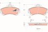 SET PLACUTE FRANA TRW GDB1317 - Compatibil cu VOLVO
