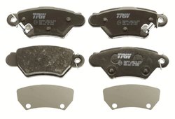 SET PLACUTE FRANA TRW GDB1352 - Compatibil cu CHEVROLET, HOLDEN, OPEL, VAUXHALL