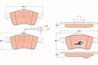 Set placute frana TRW GDB1391