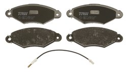 SET PLACUTE FRANA TRW GDB1402 - Compatibil cu NISSAN, RENAULT