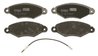 SET PLACUTE FRANA TRW GDB1402 - Compatibil cu NISSAN, RENAULT