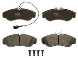 SET PLACUTE FRANA TRW GDB1426 - Compatibil cu CITROEN, FIAT, PEUGEOT