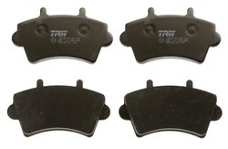 SET PLACUTE FRANA TRW GDB1442 - Compatibil cu NISSAN, OPEL, RENAULT, VAUXHALL