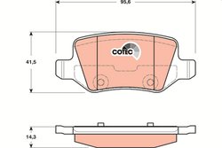 SET PLACUTE FRANA TRW GDB1481 - Compatibil cu MERCEDES-BENZ