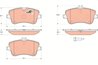 SET PLACUTE FRANA TRW GDB1514 - Compatibil cu MERCEDES-BENZ