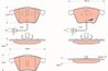 SET PLACUTE FRANA TRW GDB1528 - Compatibil cu AUDI