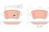 SET PLACUTE FRANA TRW GDB1557 - Compatibil cu VW