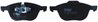 SET PLACUTE FRANA TRW GDB1583 - Compatibil cu FORD, FORD (CHANGAN), FORD AUSTRALIA, HOLDEN, MAZDA, MAZDA (CHANGAN), VOLVO, VOLVO