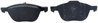 SET PLACUTE FRANA TRW GDB1583 - Compatibil cu FORD, FORD (CHANGAN), FORD AUSTRALIA, HOLDEN, MAZDA, MAZDA (CHANGAN), VOLVO, VOLVO