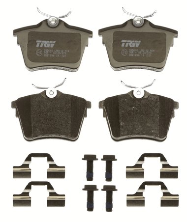 SET PLACUTE FRANA TRW GDB1596 - Compatibil cu CITROEN, PEUGEOT