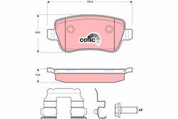 SET PLACUTE FRANA TRW GDB1637 - Compatibil cu FIAT