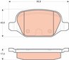 SET PLACUTE FRANA TRW GDB1646 - Compatibil cu ALFA ROMEO