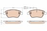SET PLACUTE FRANA TRW GDB1654 - Compatibil cu ALFA ROMEO, CHRYSLER, FIAT, LANCIA