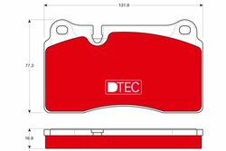 SET PLACUTE FRANA TRW GDB1670DTE - Compatibil cu VAUXHALL, VW