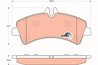 SET PLACUTE FRANA TRW GDB1699 - Compatibil cu MERCEDES-BENZ, VW