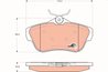 SET PLACUTE FRANA TRW GDB1740 - Compatibil cu CITROEN, FIAT, PEUGEOT, TOYOTA