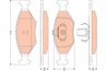 SET PLACUTE FRANA TRW GDB1751 - Compatibil cu FIAT