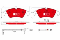 Set placute frana TRW GDB1768DTE