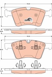 Set placute frana TRW GDB1797