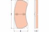 SET PLACUTE FRANA TRW GDB1801 - Compatibil cu JAGUAR