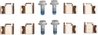 SET PLACUTE FRANA TRW GDB1841 - Compatibil cu AUDI, SEAT, SKODA, SKODA (SVW), VW