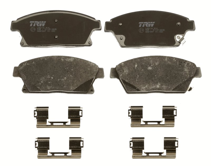 SET PLACUTE FRANA TRW GDB1847 - Compatibil cu BUICK (SGM), CADILLAC, CHEVROLET, CHEVROLET (SGM), HOLDEN, OPEL, VAUXHALL