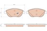 SET PLACUTE FRANA TRW GDB1926 - Compatibil cu CITROEN, DS, OPEL, PEUGEOT, VAUXHALL