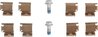 SET PLACUTE FRANA TRW GDB1926 - Compatibil cu CITROEN, DS, OPEL, PEUGEOT, VAUXHALL