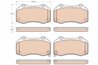 SET PLACUTE FRANA TRW GDB1979 - Compatibil cu OPEL, VAUXHALL