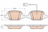 SET PLACUTE FRANA TRW GDB1985 - Compatibil cu FIAT