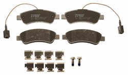 SET PLACUTE FRANA TRW GDB2068 - Compatibil cu CITROEN, FIAT, OPEL, PEUGEOT, VAUXHALL