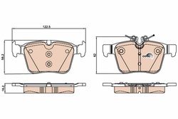 Set placute frana TRW GDB2071