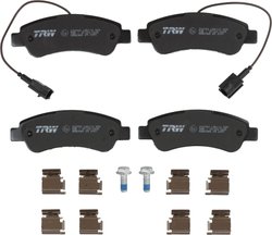 SET PLACUTE FRANA TRW GDB2068 - Compatibil cu CITROEN, FIAT, OPEL, PEUGEOT, VAUXHALL