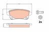 SET PLACUTE FRANA TRW GDB2082 - Compatibil cu RENAULT