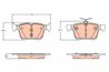 SET PLACUTE FRANA TRW GDB2179 - Compatibil cu AUDI, SEAT, SKODA, VW