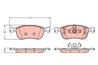 Set placute frana TRW GDB2186