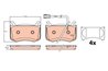 Set placute frana TRW GDB2205