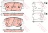 Set placute frana TRW GDB2253