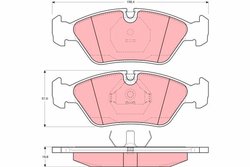 Set placute frana TRW GDB298