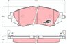 SET PLACUTE FRANA TRW GDB3171 - Compatibil cu CHEVROLET, DAEWOO, HOLDEN