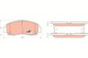 Set placute frana TRW GDB3268
