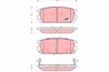 Set placute frana TRW GDB3296