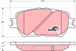 SET PLACUTE FRANA TRW GDB3314 - Compatibil cu LEXUS, TOYOTA