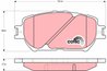 SET PLACUTE FRANA TRW GDB3314 - Compatibil cu LEXUS, TOYOTA